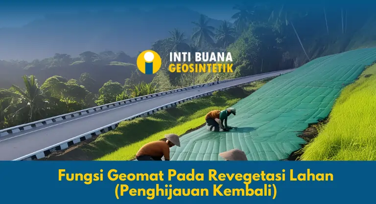 Fungsi Geomat Pada Revegetasi Lahan (Penghijauan Kembali)