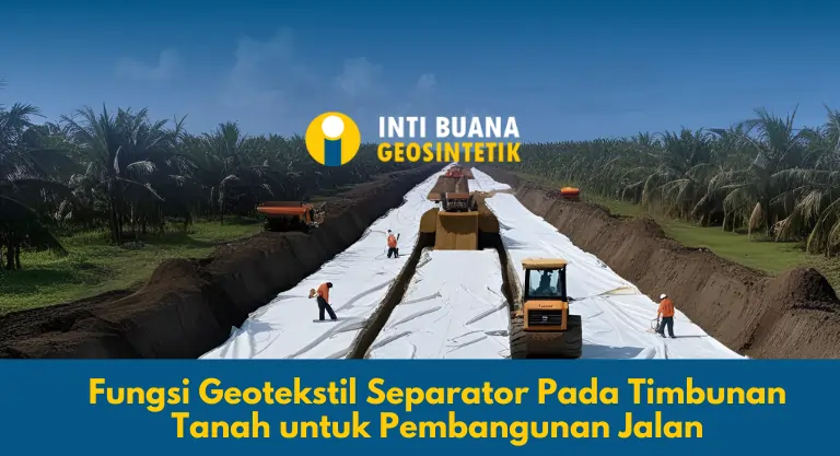 Fungsi Geotekstil Separator Pada Timbunan Tanah untuk Jalan