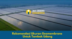 Rekomendasi Ukuran Geomembrane untuk Tambak Udang