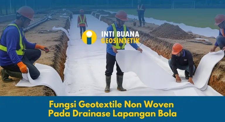 Fungsi Geotextile Non Woven Pada Drainase Lapangan Bola