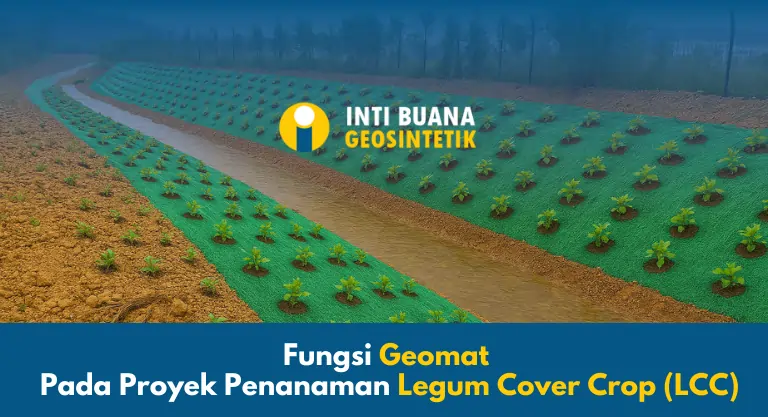 Fungsi Geomat Pada Penanaman Legum Cover Crop (LCC)