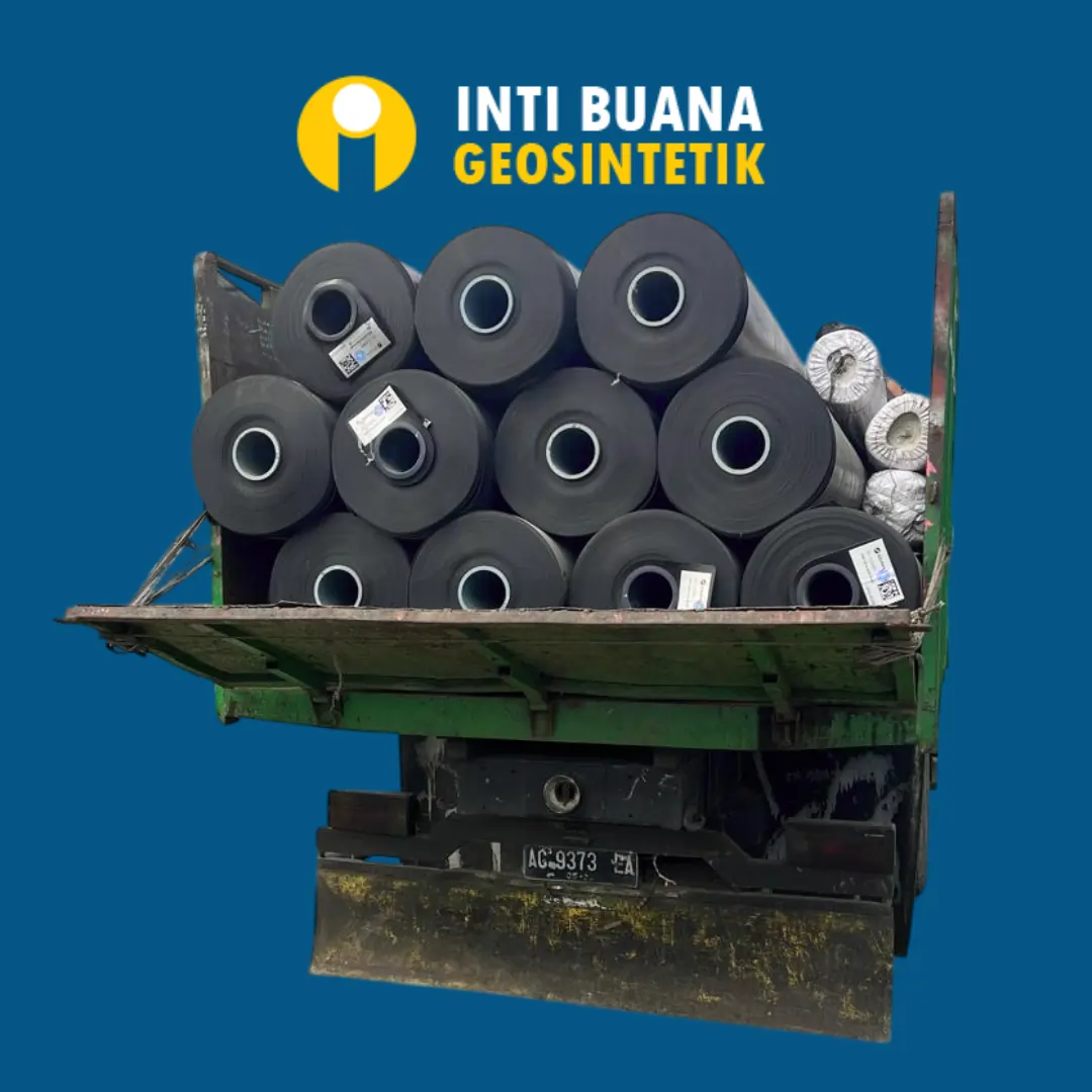 dokumentasi pengiriman geosintetik pt inti buana geosintetik