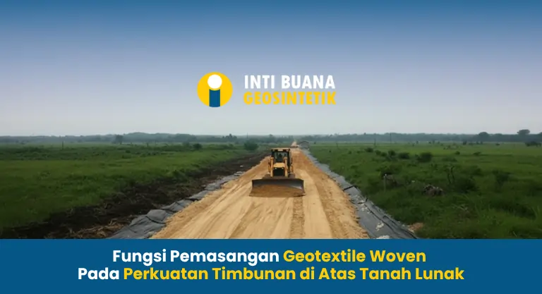 Fungsi Pemasangan Geotextile Woven Pada Perkuatan Timbunan di Atas Tanah Lunak