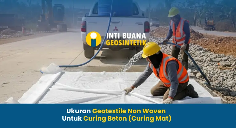 Ukuran Geotextile Non Woven untuk Curing Beton (Curing Mat)