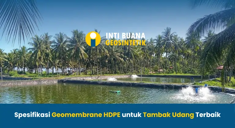 Spesifikasi Geomembrane HDPE untuk Tambak Udang Terbaik